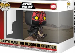 Star Wars Episode I: The Phantom Menace - Darth Maul on Bloodfin Speeder 25th Anniversary Pop! Rides Vinyl Figure