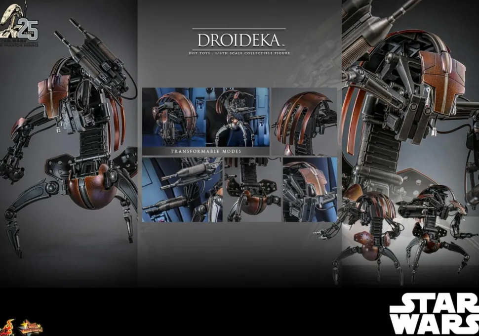 Star Wars Episode I: The Phantom Menace - Droideka 1/6th Scale Hot Toys Action Figure