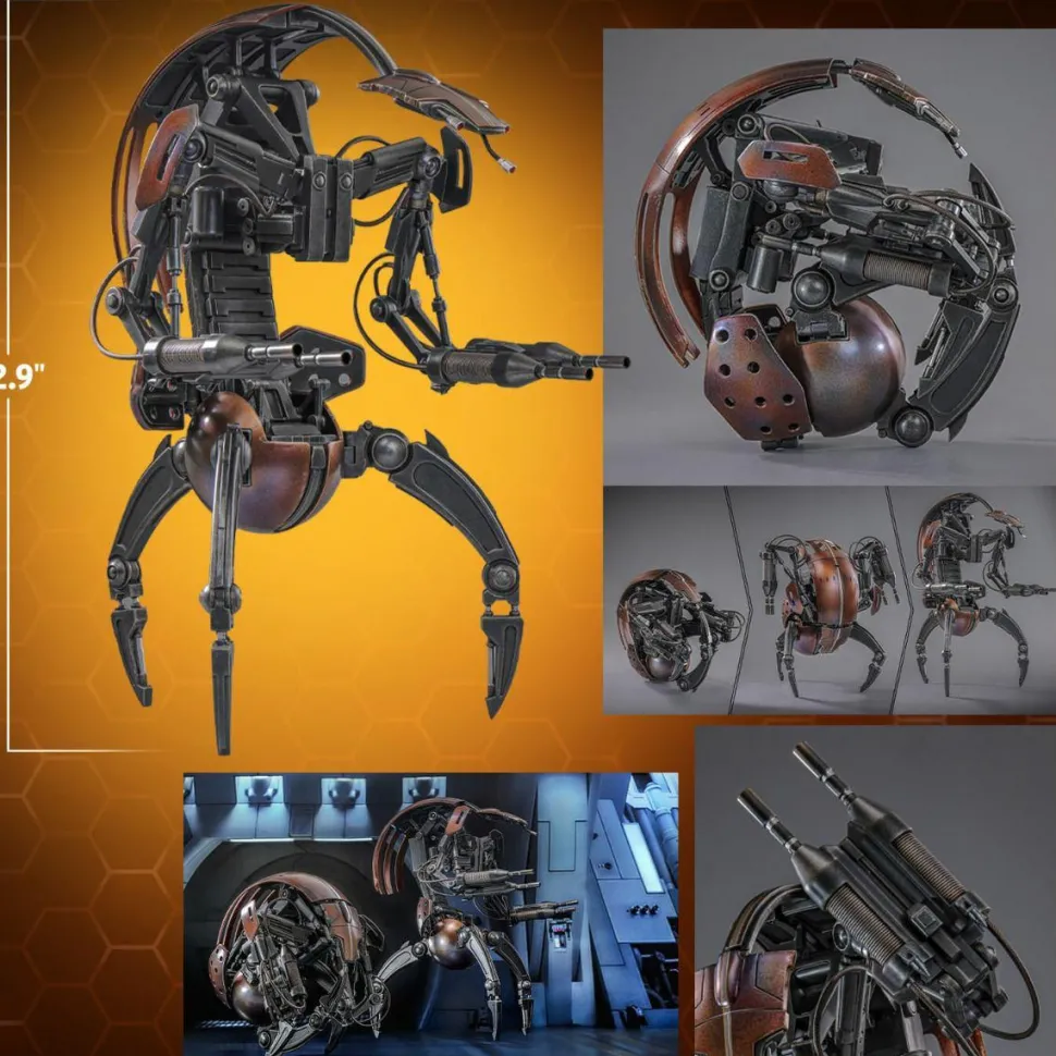 Star Wars Episode I: The Phantom Menace - Droideka 1/6th Scale Hot Toys Action Figure