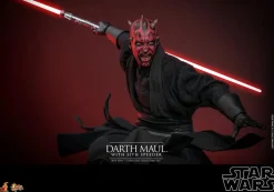 Star Wars Episode I: The Phantom Menace - Darth Maul with Sith Speeder 25th Anniversary 1/6th Scale Hot Toys Action Figure