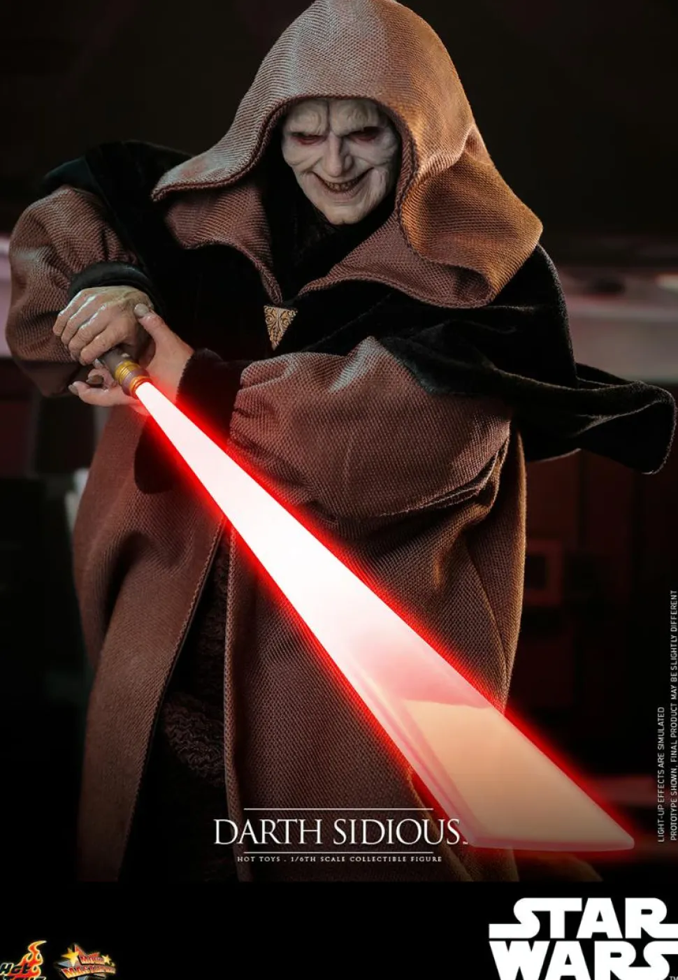 Star Wars Episode III: Revenge of the Sith - Darth Sidious 1/6th Scale Hot Toys Action Figure