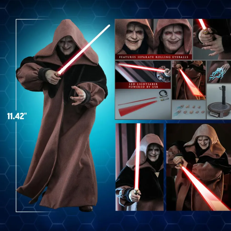 Star Wars Episode III: Revenge of the Sith - Darth Sidious 1/6th Scale Hot Toys Action Figure