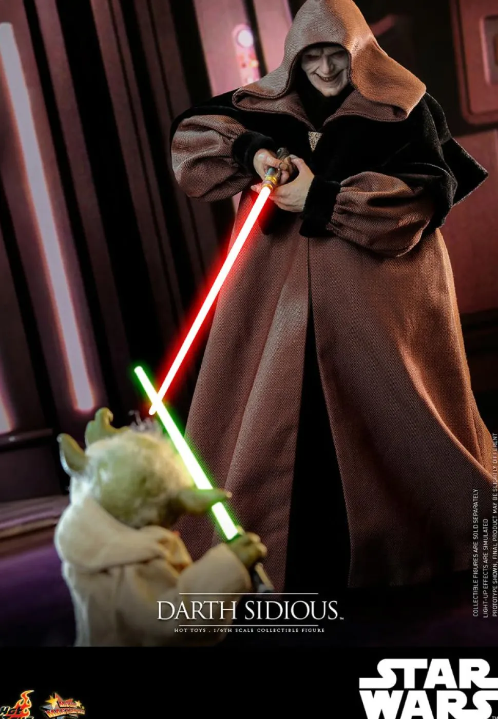 Star Wars Episode III: Revenge of the Sith - Darth Sidious 1/6th Scale Hot Toys Action Figure