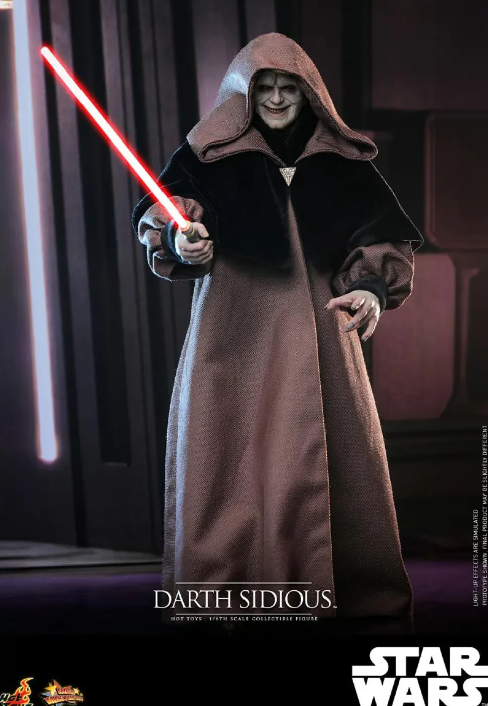 Star Wars Episode III: Revenge of the Sith - Darth Sidious 1/6th Scale Hot Toys Action Figure