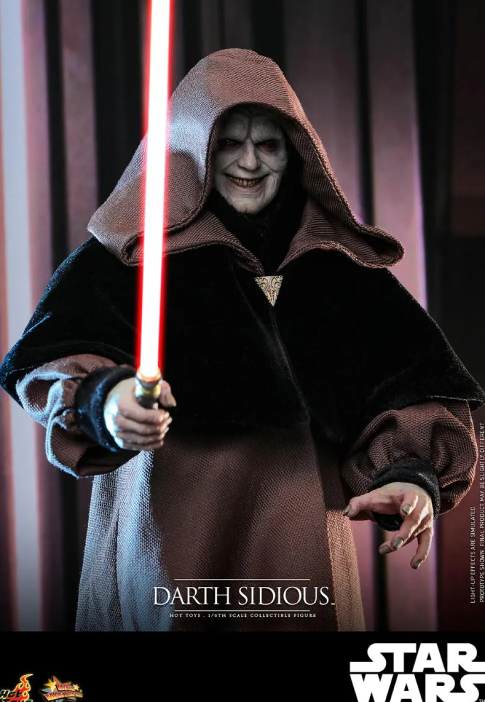 Star Wars Episode III: Revenge of the Sith - Darth Sidious 1/6th Scale Hot Toys Action Figure