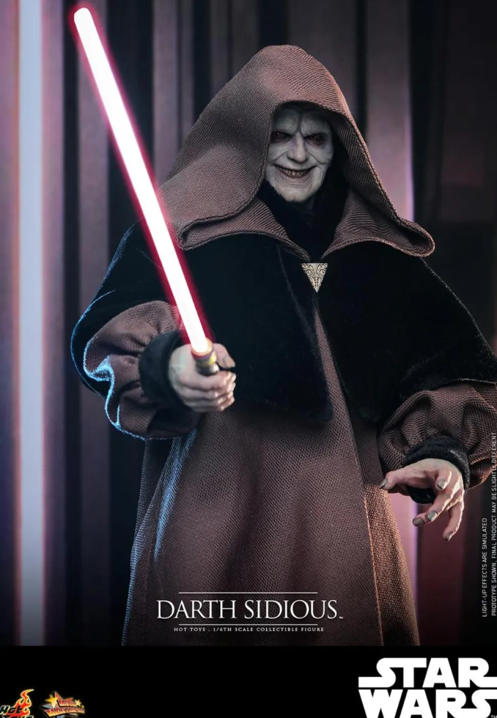 Star Wars Episode III: Revenge of the Sith - Darth Sidious 1/6th Scale Hot Toys Action Figure