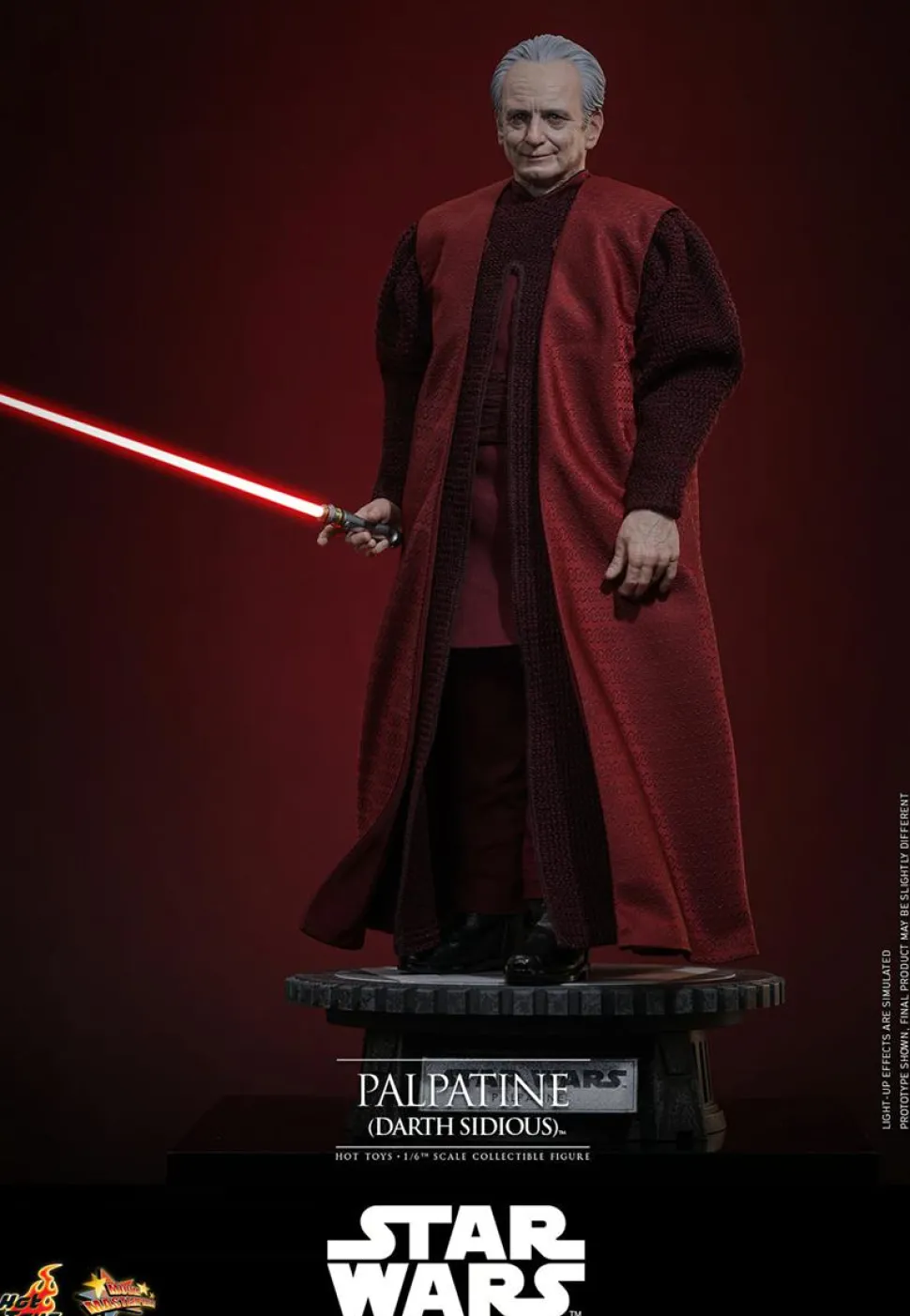 Star Wars Episode III: Revenge of the Sith - Palpatine (Darth Sidious) 1/6th Scale Hot Toys Action Figure
