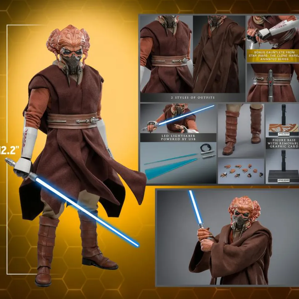 Star Wars Episode III: Revenge of the Sith - Plo Koon 1/6th Scale Hot Toys Action Figure