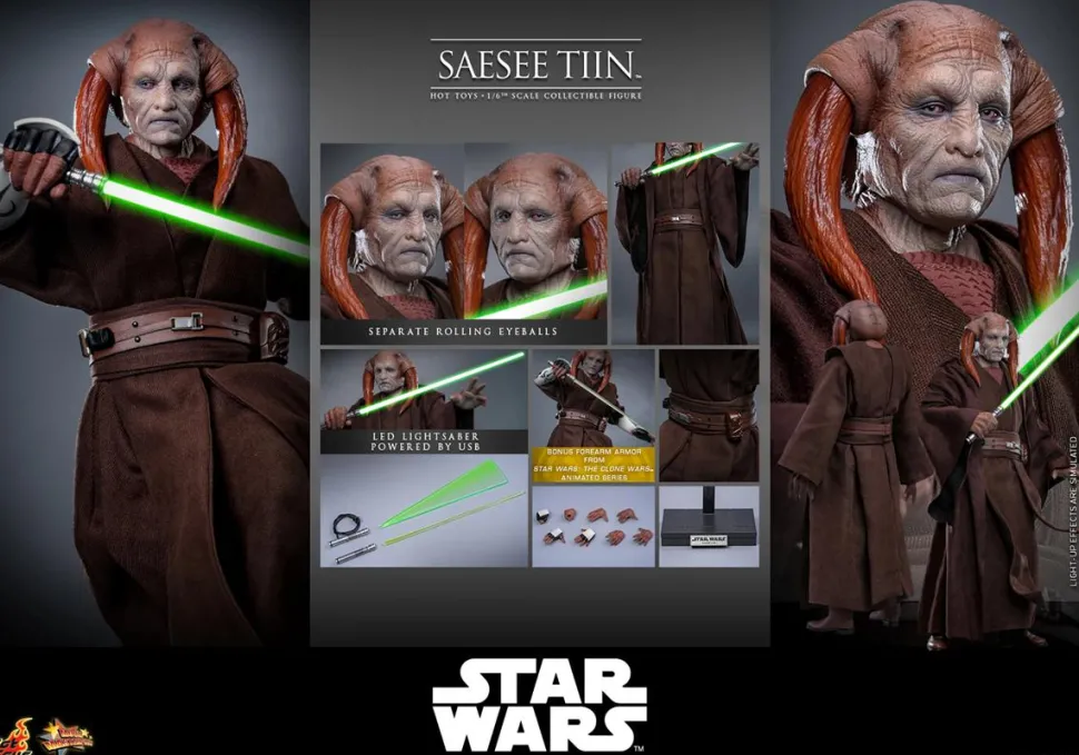 Star Wars Episode III: Revenge of the Sith - Saesee Tiin 1/6th Scale Hot Toys Action Figure
