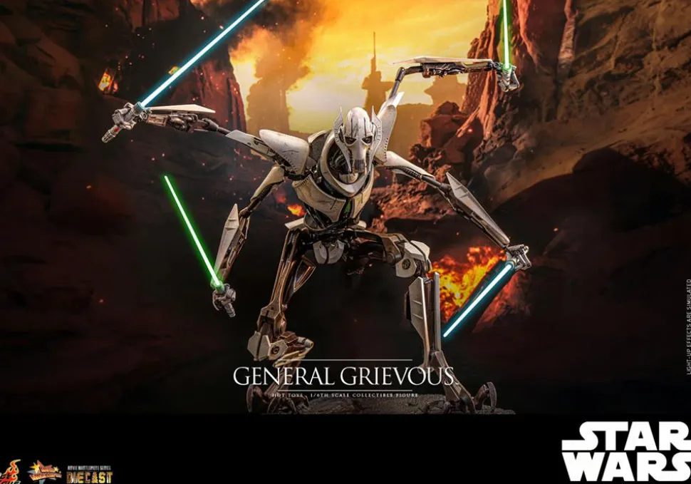 Star Wars Episode III: Revenge of the Sith - General Grievous 1/6th Scale Hot Toys Action Figure