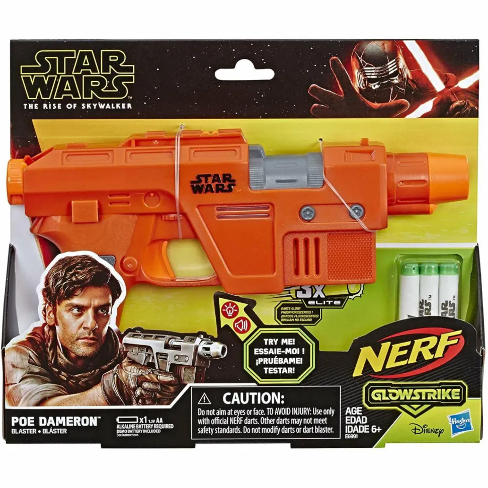 Star Wars Episode IX: The Rise of Skywalker - Poe Dameron Glowstrike Nerf Blaster