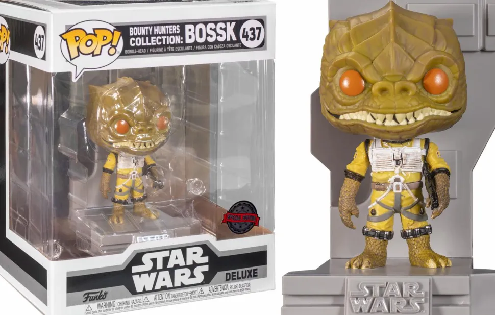 Star Wars Episode V: The Empire Strikes Back - Bossk Bounty Hunters Diorama Deluxe Pop! Vinyl Figure