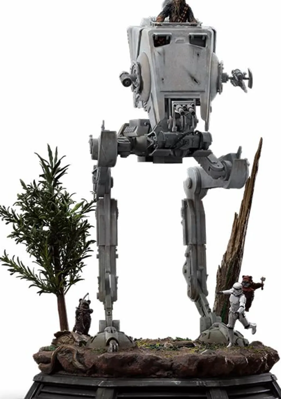 Star Wars Episode VI: Return of the Jedi - AT-ST & Chewbacca 1/20th Diorama Statue
