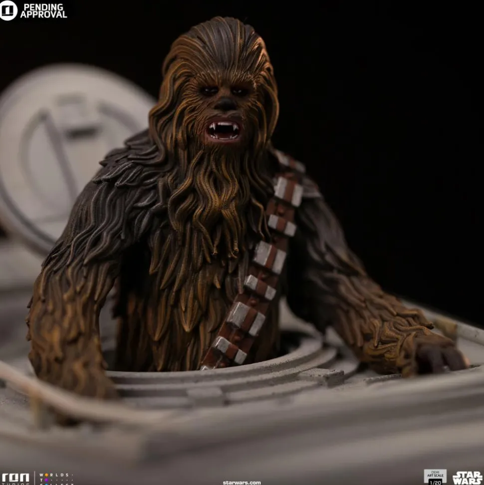 Star Wars Episode VI: Return of the Jedi - AT-ST & Chewbacca 1/20th Diorama Statue