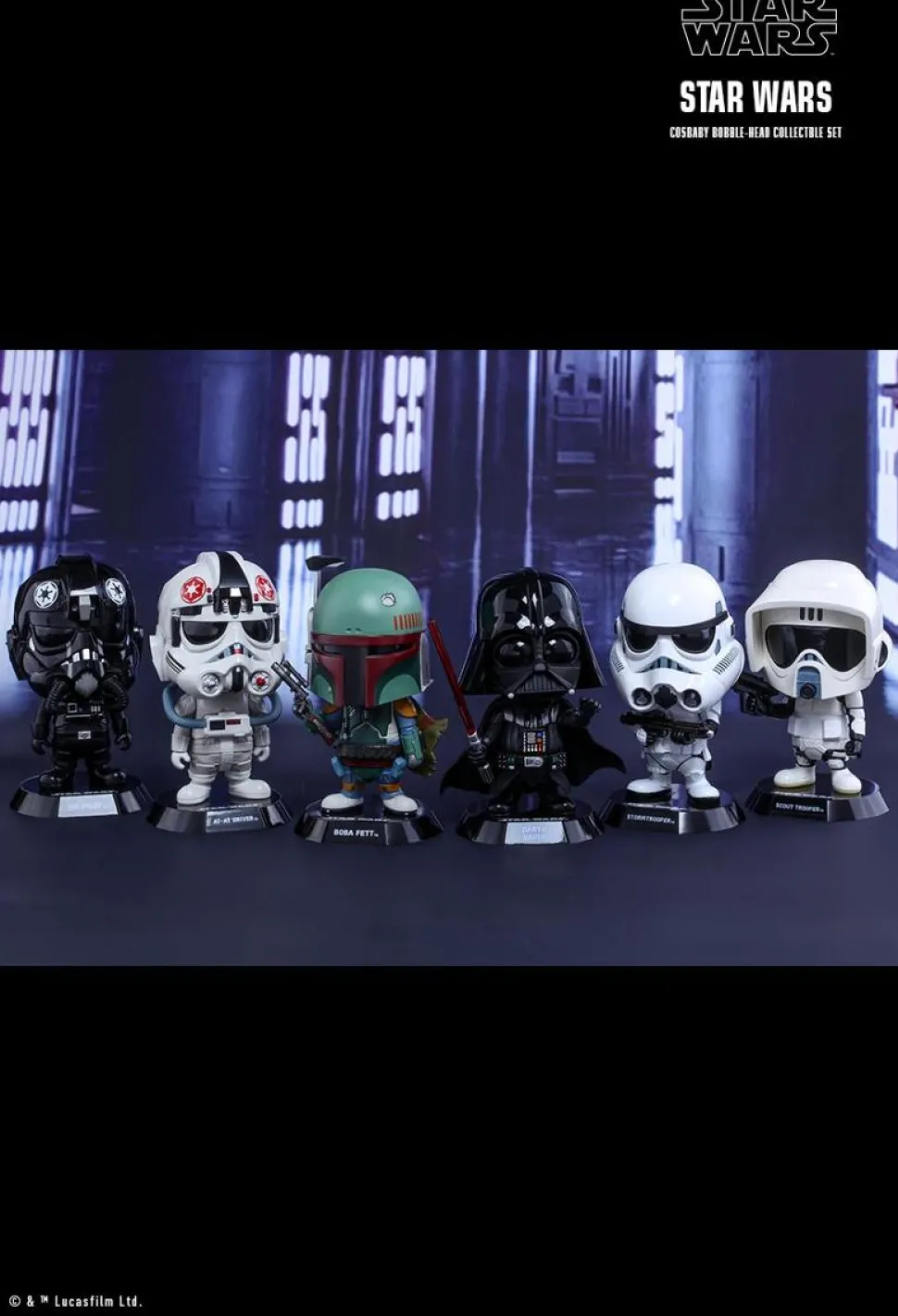 Star Wars Episode VI: Return of the Jedi - Darth Vader Cosbaby (S) Hot Toys Bobble Head Figure
