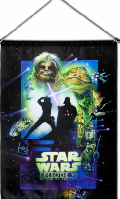 Star Wars Episode VI: Return of the Jedi - Movie Poster Satin Banner