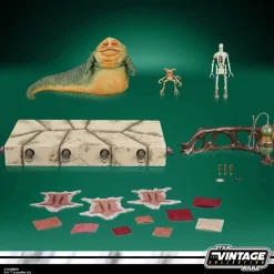 Star Wars Episode VI: Return of the Jedi - Jabba the Hutt on Throne with Salacious B. Crumb & 8D8! Vintage Collection Kenner 3.75" Scale Action Figure Playset