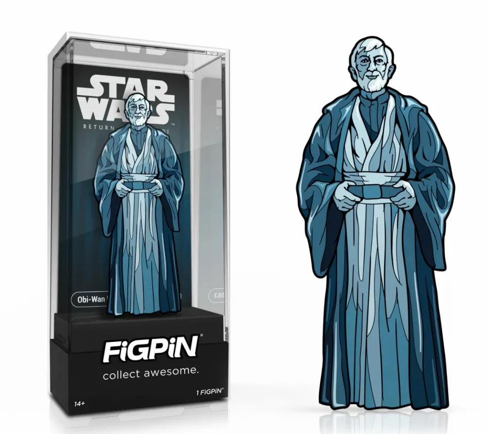 Star Wars Episode VI: Return of the Jedi - Obi-Wan Kenobi Force Ghost FiGPiN Enamel Pin