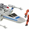 Star Wars Episode VII: The Force Awakens - Hero Mashers Resistance X-Wing Vehicle and Pilot Action Figure