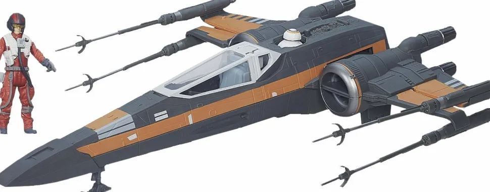 Star Wars Episode VII: The Force Awakens - Poe Dameron’s Class III Deluxe Resistance X-Wing Fighter Vehicle