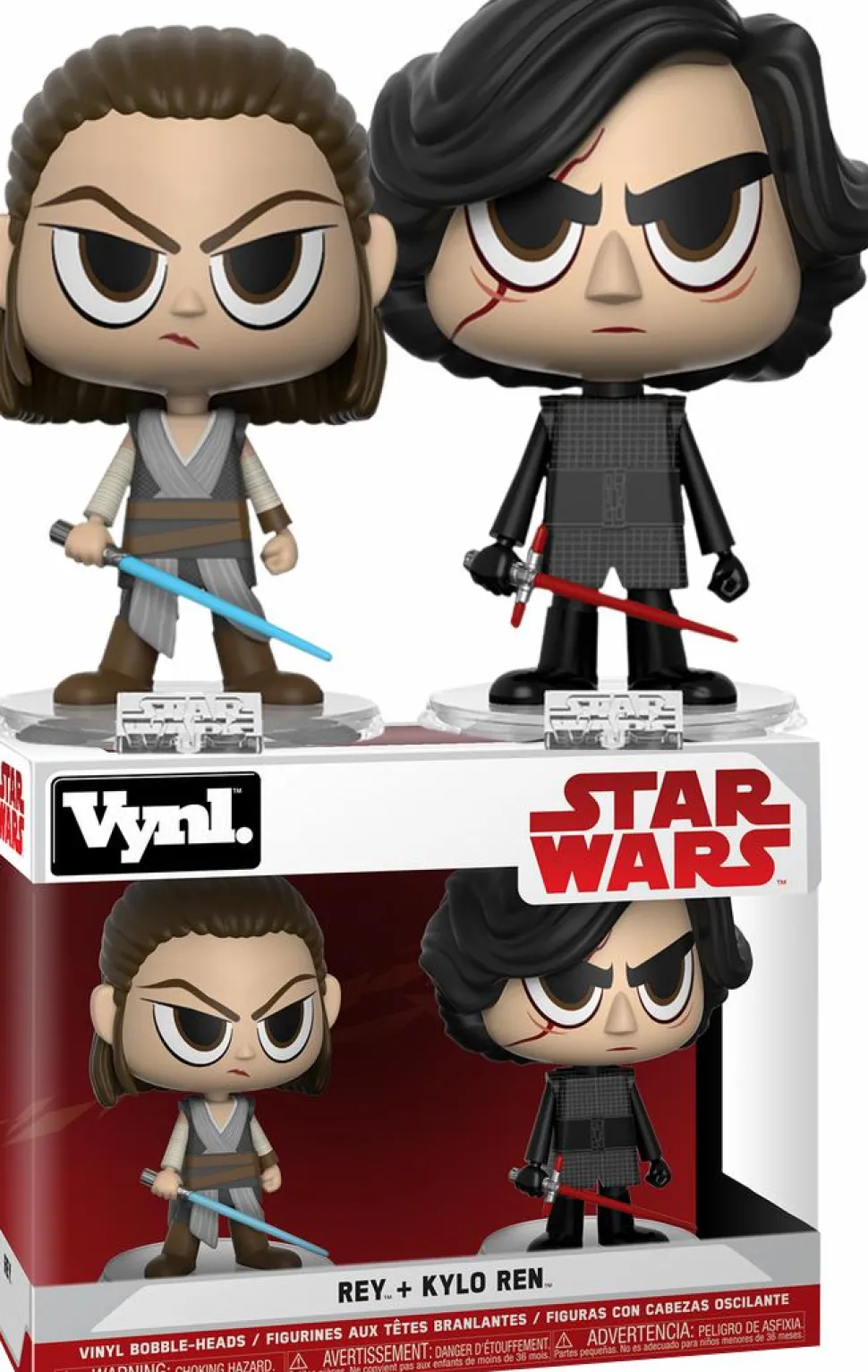 Star Wars Episode VIII: The Last Jedi - Rey & Kylo Ren Vynl Vinyl Figure 2-pack