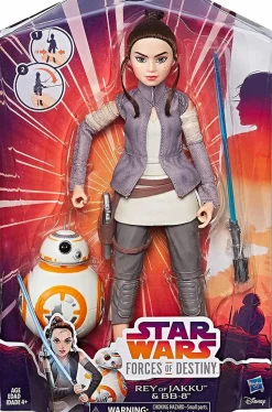 Star Wars: Forces of Destiny - Rey of Jakku & BB-8 10" Doll 2-Pack