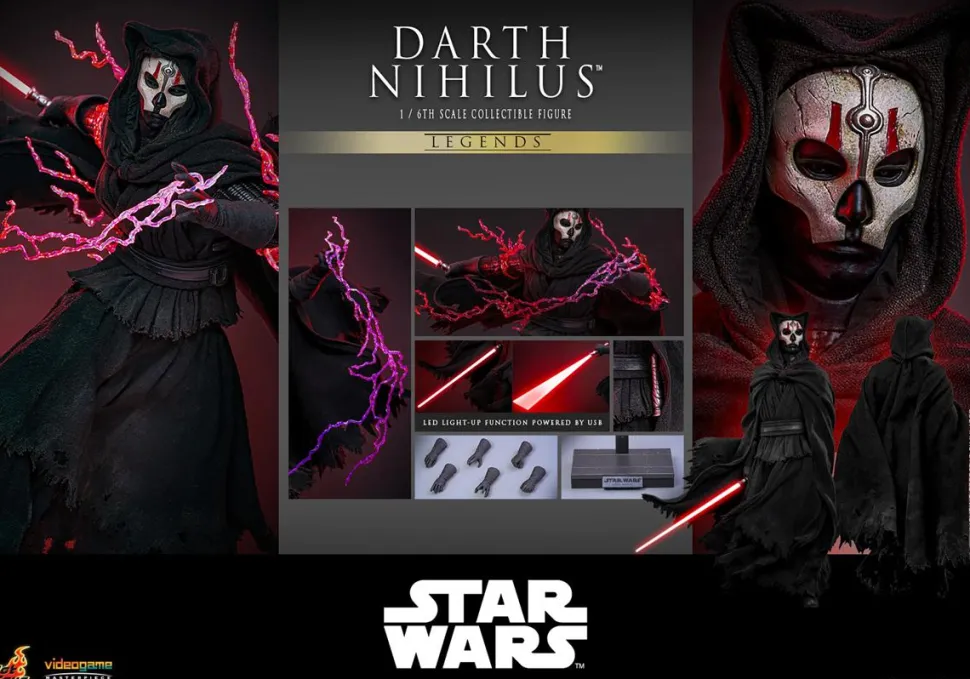 Star Wars Knights of the Old Republic II: The Sith Lords - Darth Nihilus 1/6th Scale Hot Toys Action Figure