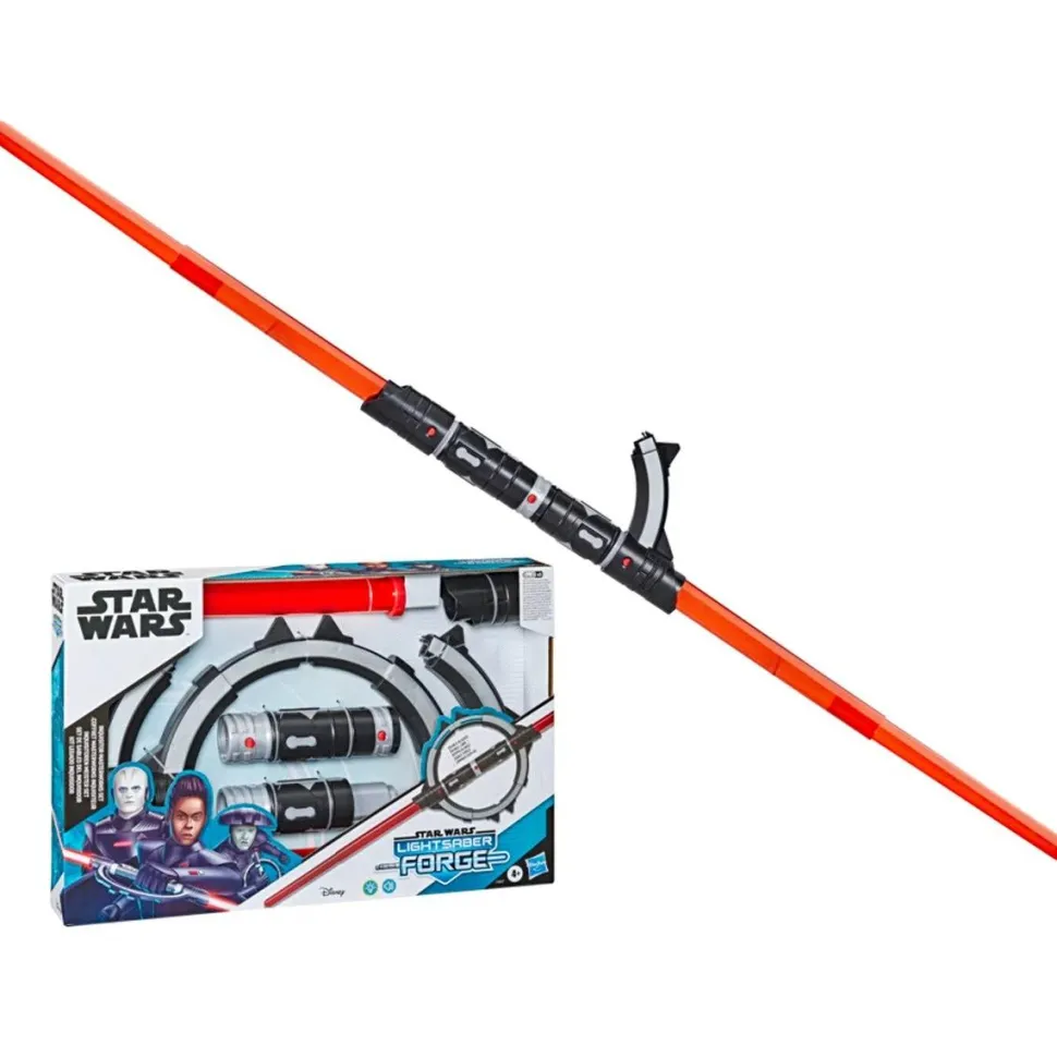 Star Wars: Obi-Wan Kenobi - Inquisitor Masterworks Double-Bladed Lightsaber Forge Electronic Lightsaber Roleplay Replica