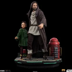 Star Wars: Obi-Wan Kenobi - Obi-Wan & Young Leia Deluxe 1/10th Scale Statue