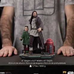 Star Wars: Obi-Wan Kenobi - Obi-Wan & Young Leia Deluxe 1/10th Scale Statue