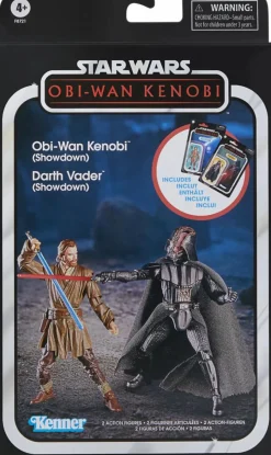 Star Wars: Obi-Wan Kenobi - Obi-Wan Kenobi (Showdown) & Darth Vader (Showdown) Vintage Collection Kenner 3.75" Scale Action Figure 2-Pack