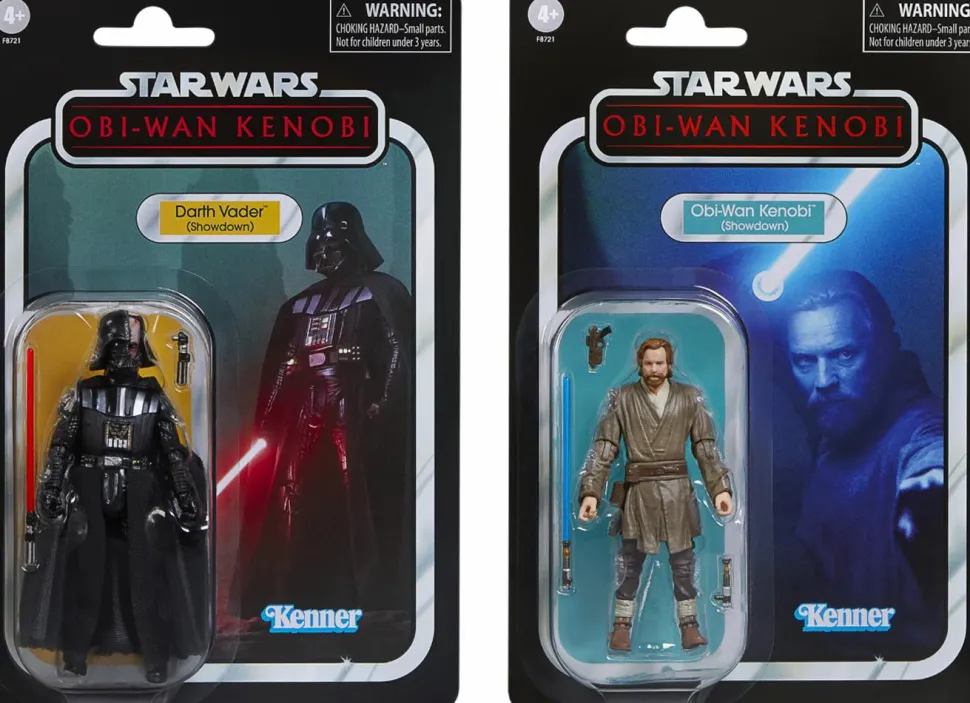 Star Wars: Obi-Wan Kenobi - Obi-Wan Kenobi (Showdown) & Darth Vader (Showdown) Vintage Collection Kenner 3.75" Scale Action Figure 2-Pack
