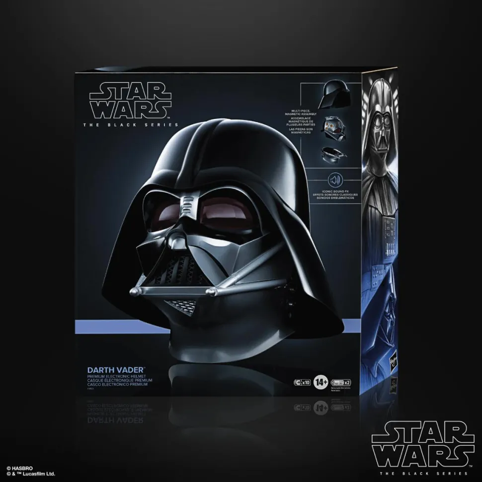 Star Wars: Obi-Wan Kenobi - Darth Vader Premium Electronic Helmet Black Series 1:1 Scale Life-Size Prop Replica