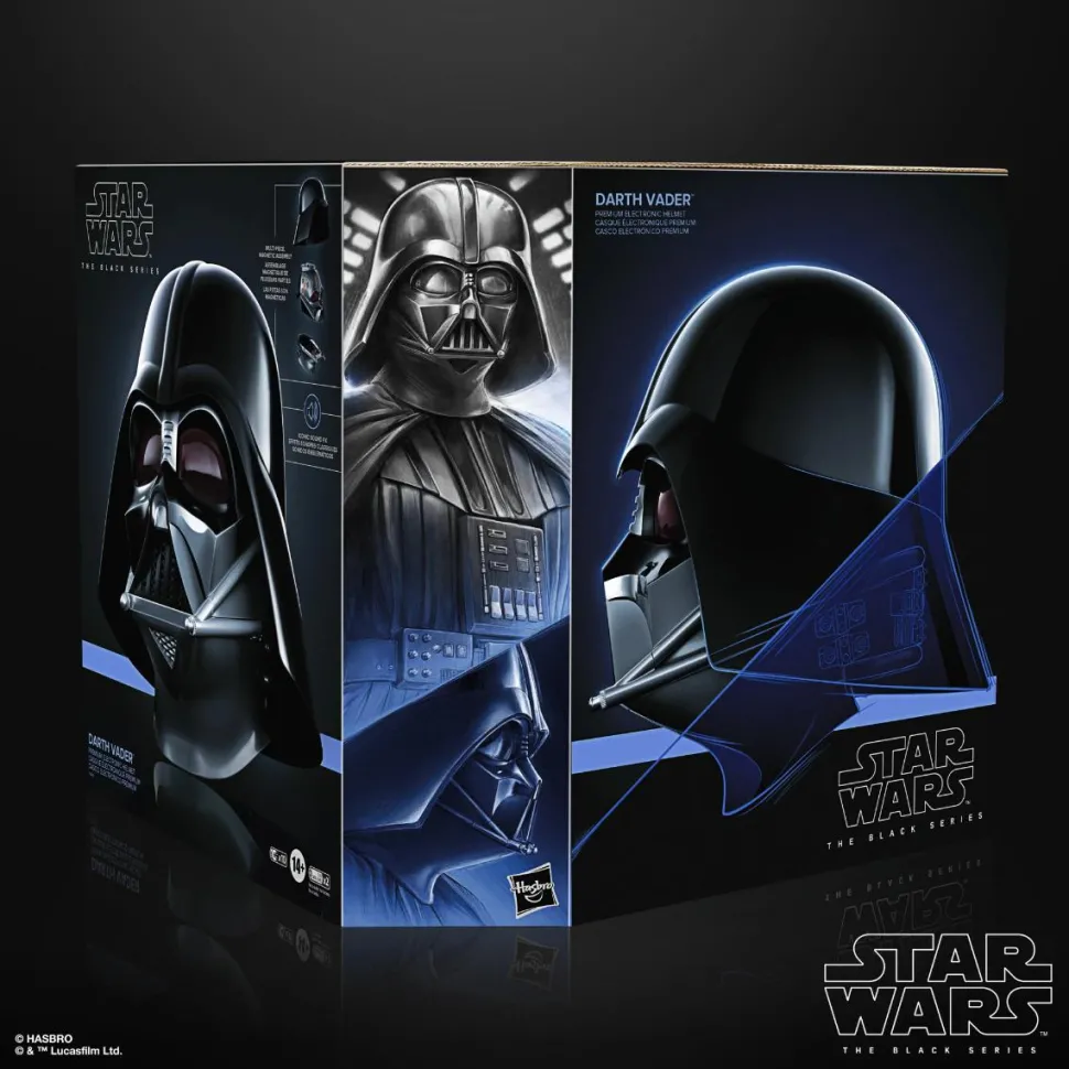 Star Wars: Obi-Wan Kenobi - Darth Vader Premium Electronic Helmet Black Series 1:1 Scale Life-Size Prop Replica