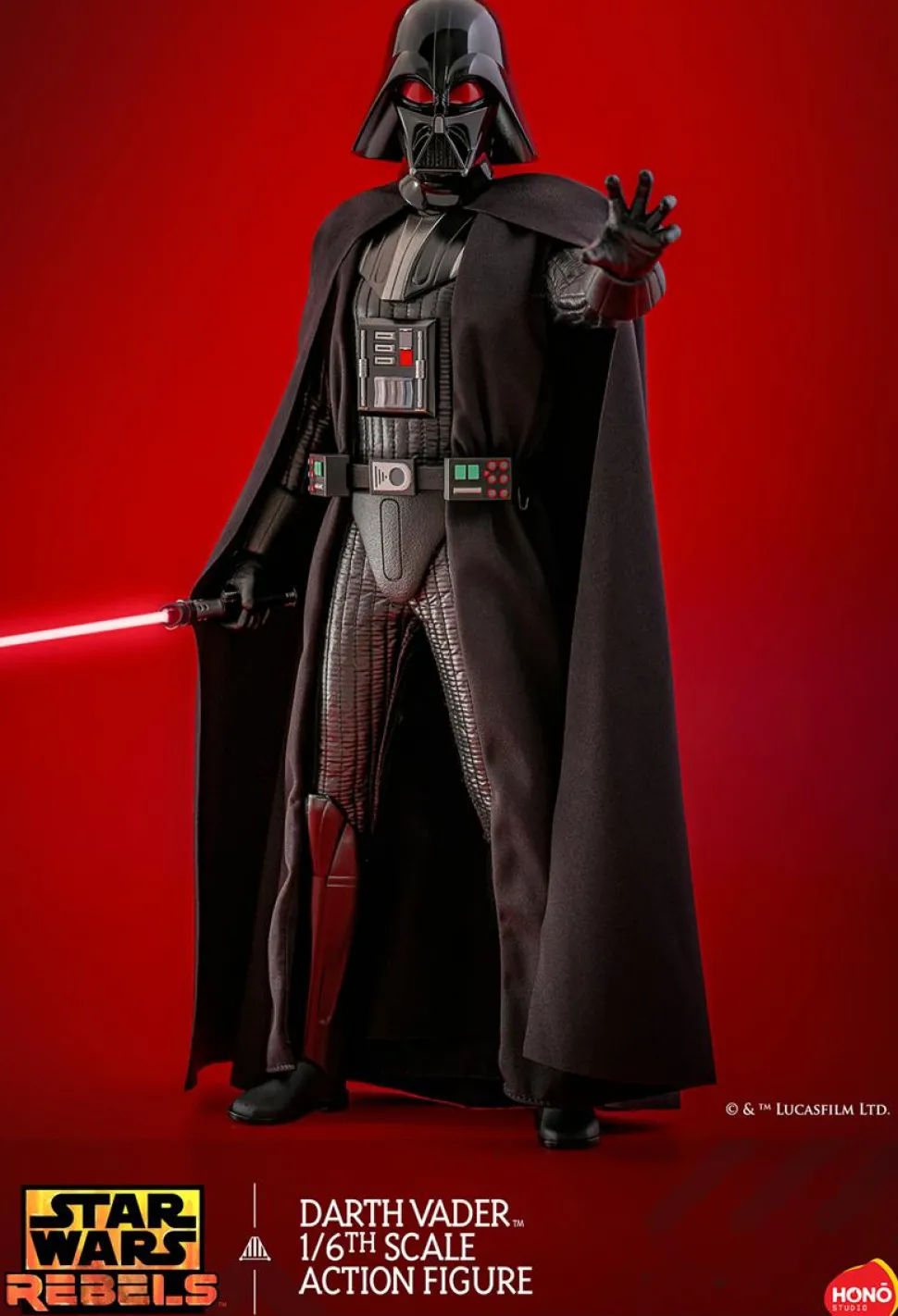 Star Wars Rebels - Darth Vader 1/6th Scale Action Figure by Hono Studio