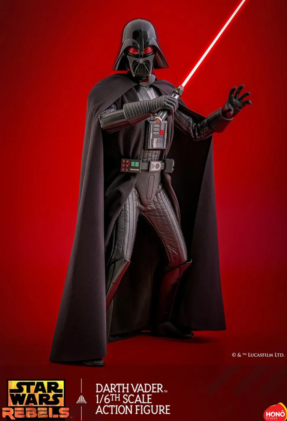 Star Wars Rebels - Darth Vader 1/6th Scale Action Figure by Hono Studio