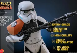 Star Wars Rebels - Stormtrooper Squad Leader 1/6th Scale Action Figure by Hono Studio