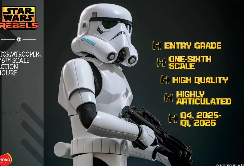 Star Wars Rebels - Stormtrooper 1/6th Scale Action Figure by Hono Studio