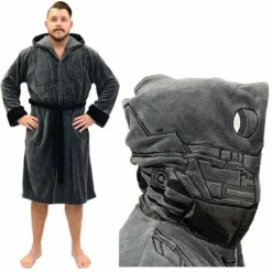 Star Wars: Rogue One - K-2SO Hooded Fleece Bathrobe / Dressing Gown (One Size Fit Most)