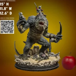 Star Wars: The Book of Boba Fett - Boba Fett & Rancor 1/20th Scale Diorama Statue