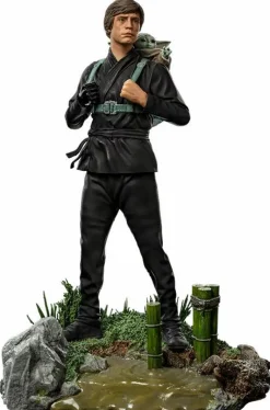 Star Wars: The Book of Boba Fett - Luke & Grogu Training 1/10th Scale Statue