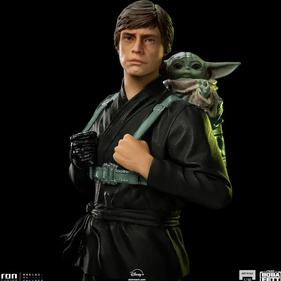 Star Wars: The Book of Boba Fett - Luke & Grogu Training 1/10th Scale Statue