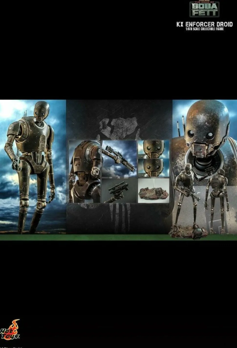 Star Wars: The Book of Boba Fett - KX Enforcer Droid 1/6th Scale Hot Toys Action Figure