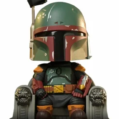 Star Wars: The Book of Boba Fett - Boba Fett on Throne Cosbaby (S) Hot Toys Figure