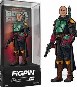Star Wars: The Book of Boba Fett - Boba Fett Holding Helmet FigPin Enamel Pin