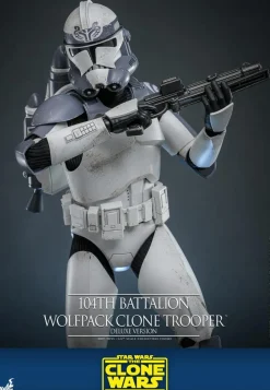 Star Wars: The Clone Wars - 104th Battalion Wolfpack Clone Trooper Deluxe Version 1/6th Scale Hot Toys Action Figure