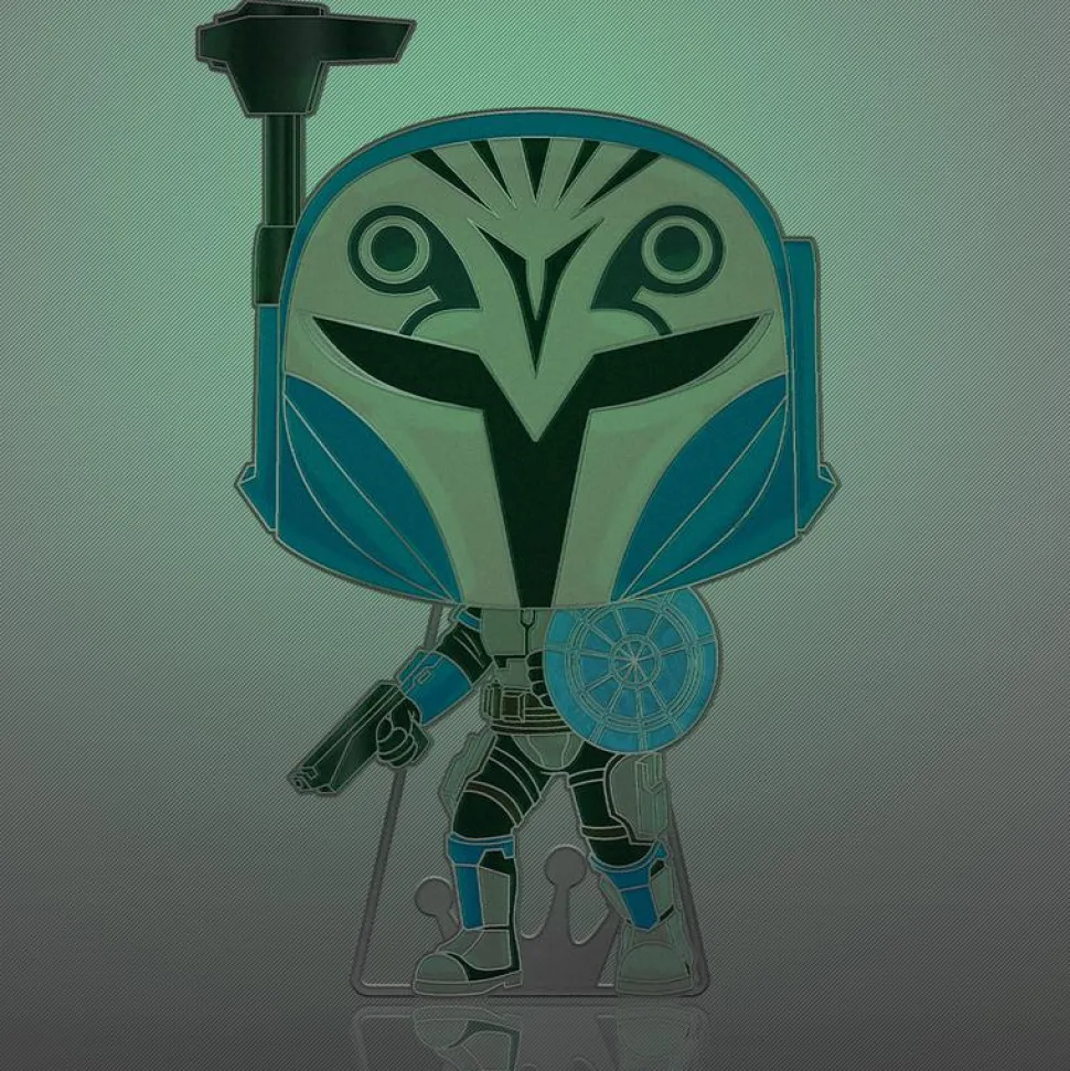 Star Wars: The Clone Wars - Bo-Katan Glow-in-the-Dark 4" Enamel Pop! Pin