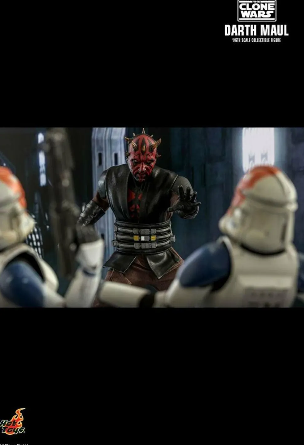Star Wars: The Clone Wars - Darth Maul 1/6th Scale Hot Toys Action Figure
