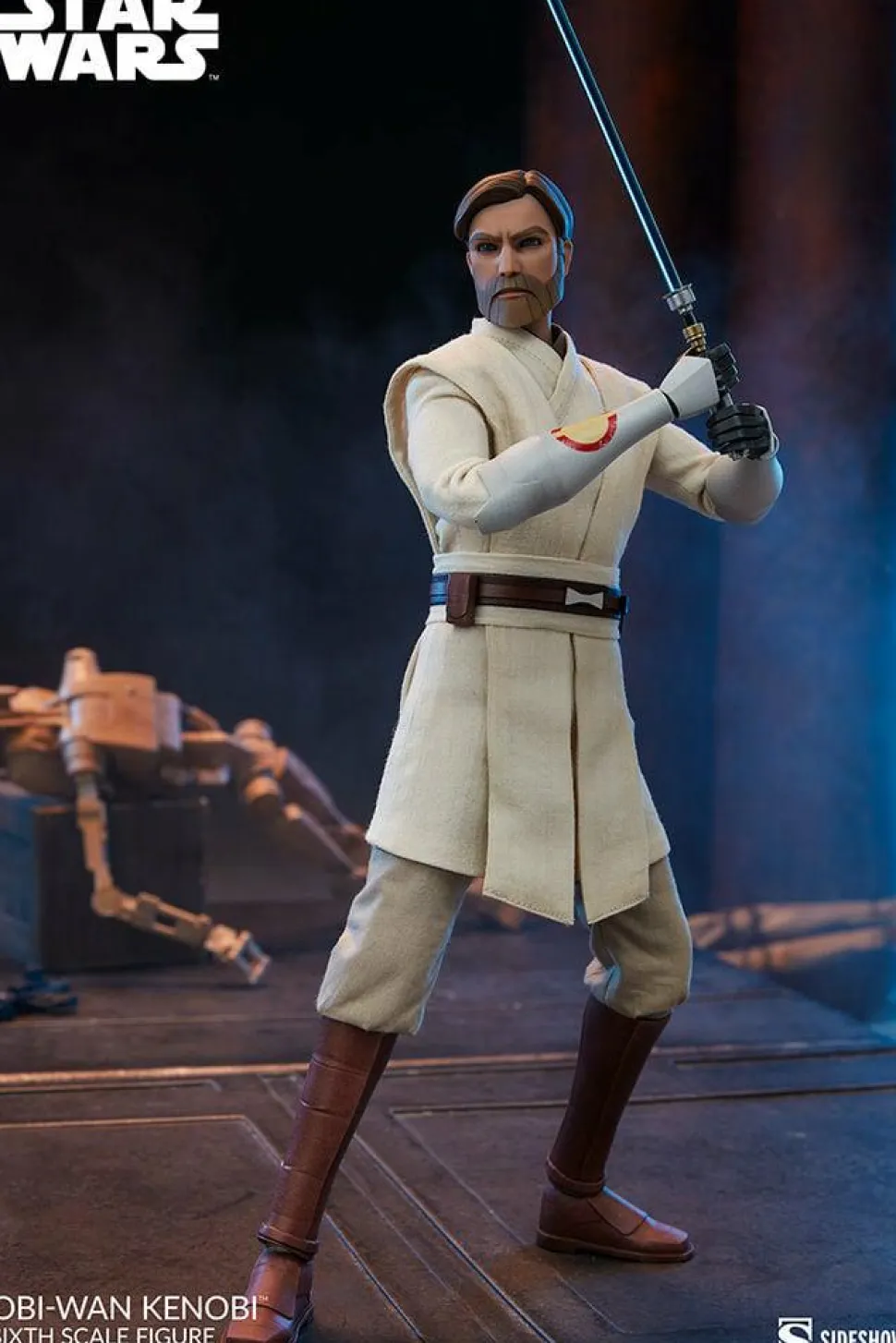 Star Wars: The Clone Wars - Obi-Wan Kenobi 1/6th Scale Action Figure