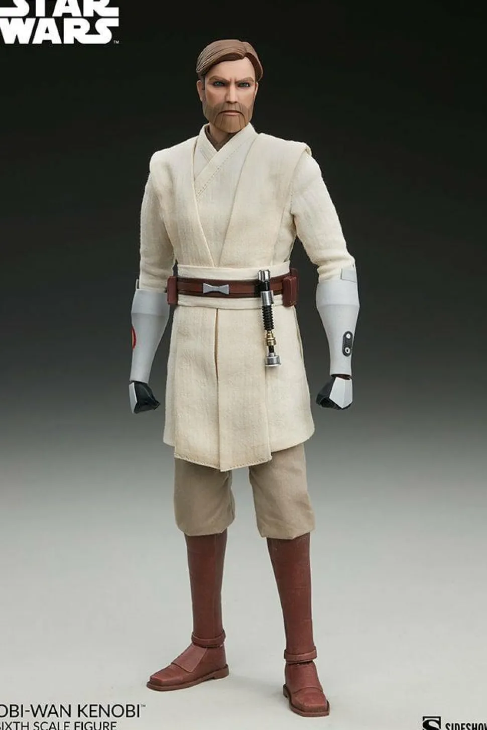 Star Wars: The Clone Wars - Obi-Wan Kenobi 1/6th Scale Action Figure